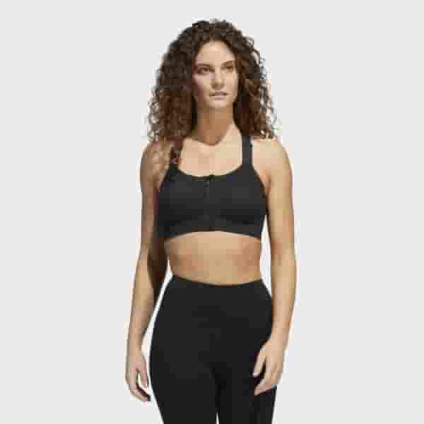 tlrd impact luxe training high-support zip bra