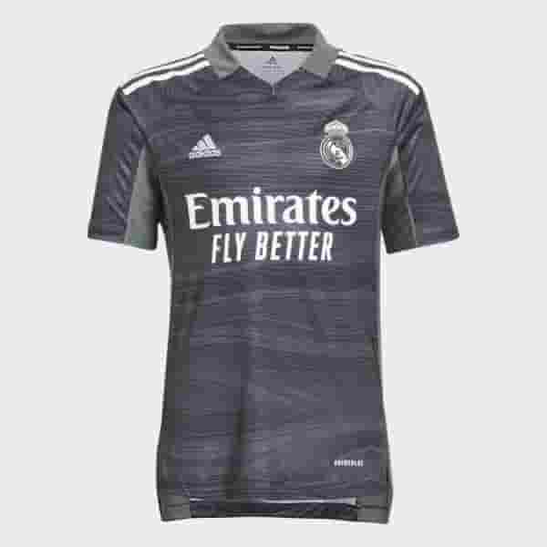 real madrid 21/22 home goalkeeper jersey