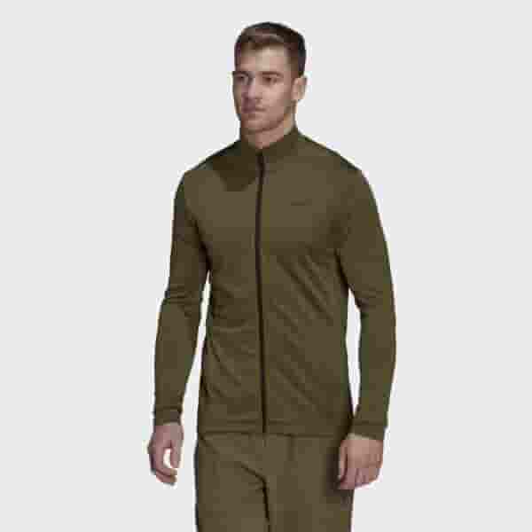 terrex multi primegreen full-zip fleece jacket